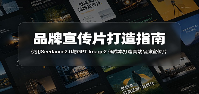 品牌宣传片打造指南:使用Seedance2.0与GPT Image2 低成本打造高端品牌宣传片网赚库-项目库-轻创网-中创网-福缘网-冒泡网-资源之家-魔方项目库网赚库
