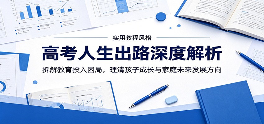 高考人生出路深度解析：拆解教育投入困局，理清孩子成长与家庭未来发展方向网赚库-项目库-轻创网-中创网-福缘网-冒泡网-资源之家-魔方项目库网赚库