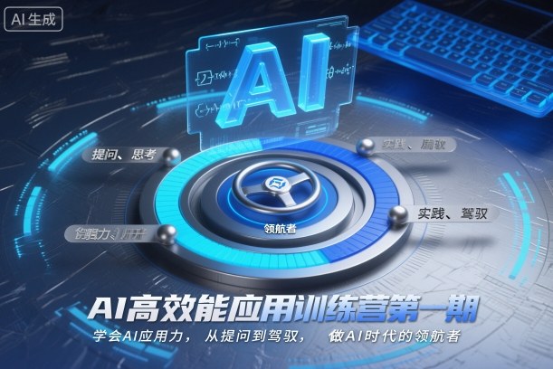 AI高效能应用训练营第一期，学会AI应用力，从提问到驾驭，做AI时代的领航者(更新)网赚库-项目库-轻创网-中创网-福缘网-冒泡网-资源之家-魔方项目库网赚库