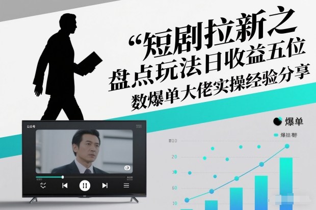 短剧拉新之盘点玩法日收益五位数爆单大佬实操经验分享网赚库-项目库-轻创网-中创网-福缘网-冒泡网-资源之家-魔方项目库网赚库