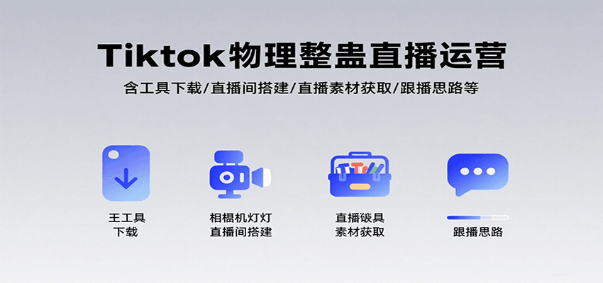 Tiktok物理整蛊直播运营，包含工具下载/直播间搭建/直播素材获取/跟播思路等网赚库-项目库-轻创网-中创网-福缘网-冒泡网-资源之家-魔方项目库网赚库