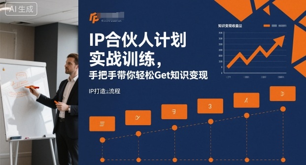 IP合伙人计划实战训练，手把手带你轻松Get知识变现网赚库-项目库-轻创网-中创网-福缘网-冒泡网-资源之家-魔方项目库网赚库
