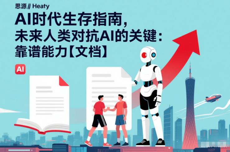 AI时代生存指南，未来人类对抗AI的关键：靠谱能力【文档】网赚库-项目库-轻创网-中创网-福缘网-冒泡网-资源之家-魔方项目库网赚库