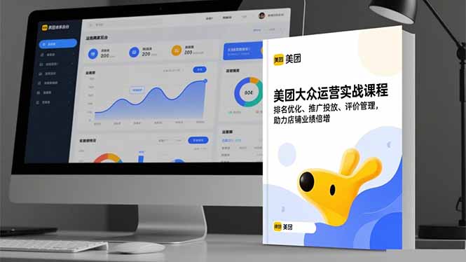 美团大众运营实战课程,排名优化、推广投放、评价管理,助力店铺业绩倍增网赚库-项目库-轻创网-中创网-福缘网-冒泡网-资源之家-魔方项目库网赚库