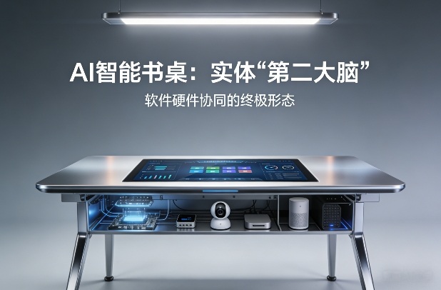 AI智能书桌搭建，构建你的实体“第二大脑”，软件硬件协同的终极形态网赚库-项目库-轻创网-中创网-福缘网-冒泡网-资源之家-魔方项目库网赚库