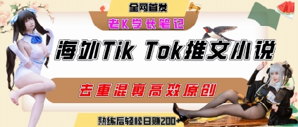 海外tiktok小说推文暴力项目，高停留率，高转化率，上手后一天搞顿饭钱不是问题网赚库-项目库-轻创网-中创网-福缘网-冒泡网-资源之家-魔方项目库网赚库
