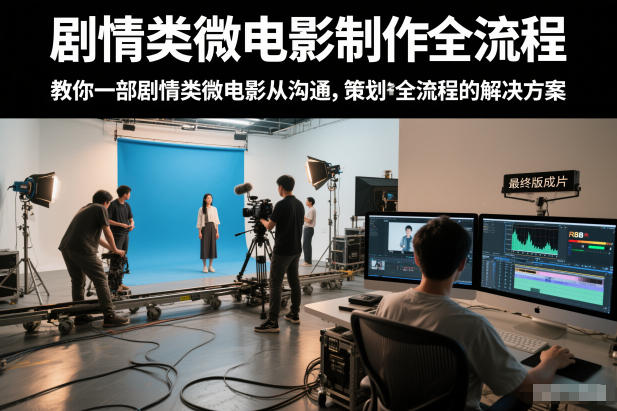 剧情类微电影制作全流程，教你一部剧情类微电影从沟通，策划到拍摄制作全流程的解决方案网赚库-项目库-轻创网-中创网-福缘网-冒泡网-资源之家-魔方项目库网赚库