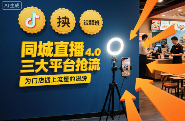 同城直播实操班4.0,三大平台抢流,为门店插上流量的翅膀网赚库-项目库-轻创网-中创网-福缘网-冒泡网-资源之家-魔方项目库网赚库