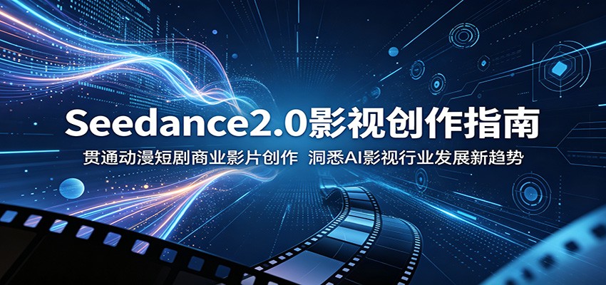 Seedance2.0影视创作指南:贯通动漫短剧商业影片创作,洞悉AI影视行业发展新趋势网赚库-项目库-轻创网-中创网-福缘网-冒泡网-资源之家-魔方项目库网赚库