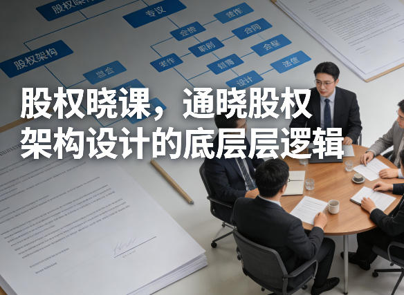 股权晓课，通晓股权架构设计的底层逻辑网赚库-项目库-轻创网-中创网-福缘网-冒泡网-资源之家-魔方项目库网赚库