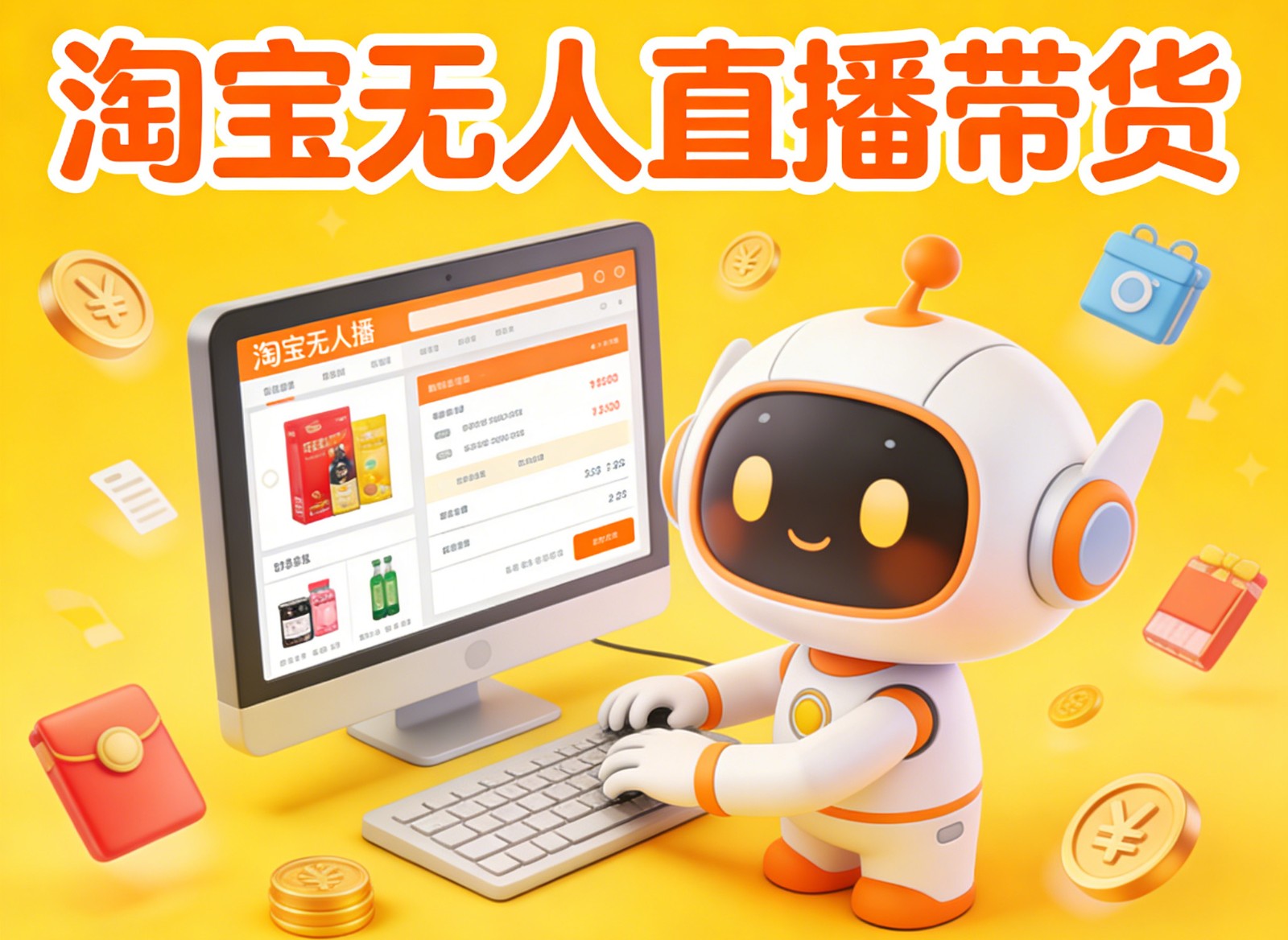 淘宝无人直播带货，24小时自动卖货，月佣金1W+，不违规不封号，不用露脸网赚库-项目库-轻创网-中创网-福缘网-冒泡网-资源之家-魔方项目库网赚库