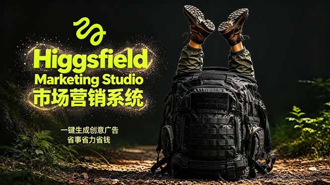 AI广告工作流实战：从脚本到画面用Higgsfield完成，商家也能做品牌视频，省万元成本！附提示词网赚库-项目库-轻创网-中创网-福缘网-冒泡网-资源之家-魔方项目库网赚库