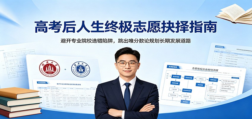 高考后人生终极志愿抉择指南：避开专业院校选错陷阱，跳出唯分数论规划长期发展道路网赚库-项目库-轻创网-中创网-福缘网-冒泡网-资源之家-魔方项目库网赚库