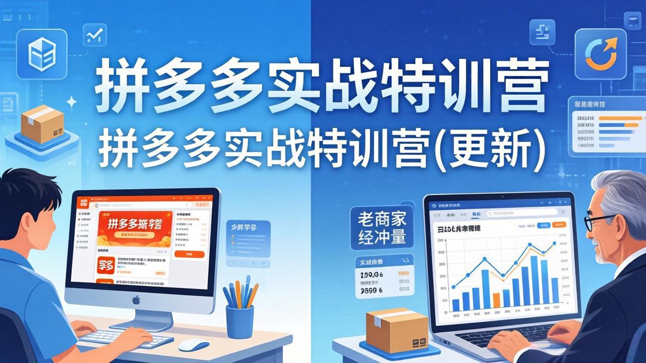 拼多多实战特训营(更新4月24网赚库-项目库-轻创网-中创网-福缘网-冒泡网-资源之家-魔方项目库网赚库