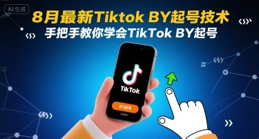 8月最新Tiktok搬运起号技术，手把手教你学会TikTok搬运起号网赚库-项目库-轻创网-中创网-福缘网-冒泡网-资源之家-魔方项目库网赚库