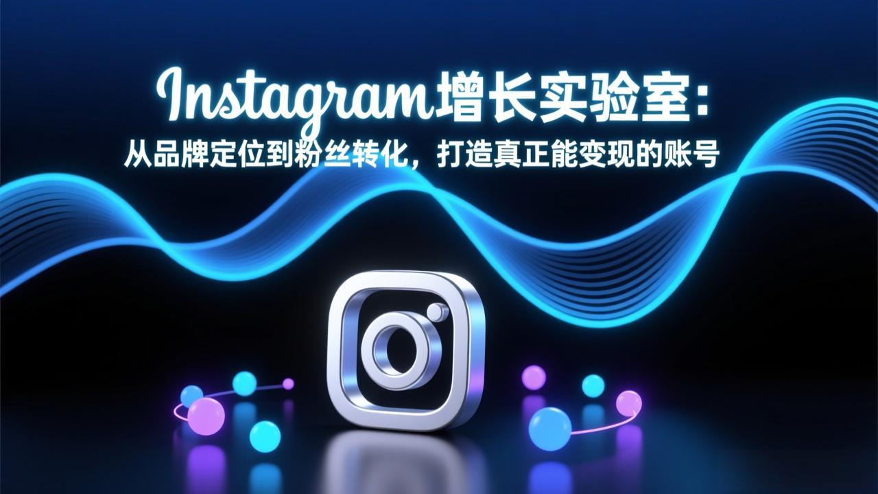 Instagram增长实验室：从品牌定位到粉丝转化，打造真正能变现的账号网赚库-项目库-轻创网-中创网-福缘网-冒泡网-资源之家-魔方项目库网赚库