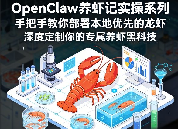 OpenClaw养虾记实操系列，手把手教你部署本地优先的龙虾，深度定制你的专属养虾黑科技网赚库-项目库-轻创网-中创网-福缘网-冒泡网-资源之家-魔方项目库网赚库