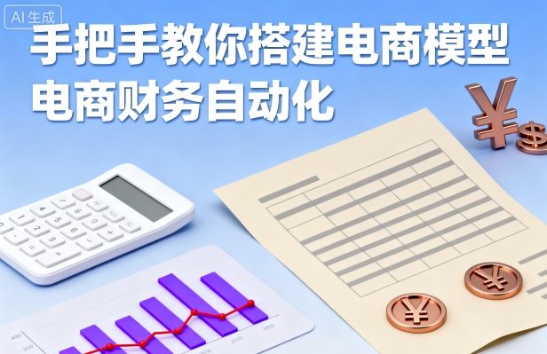 手把手教你搭建电商模型-电商财务自动化网赚库-项目库-轻创网-中创网-福缘网-冒泡网-资源之家-魔方项目库网赚库