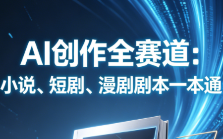AI创作全赛道:小说、短剧、漫剧剧本一本通(更新5月)网赚库-项目库-轻创网-中创网-福缘网-冒泡网-资源之家-魔方项目库网赚库