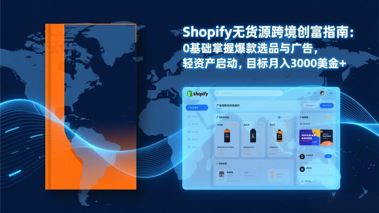 Shopify爆款打法实战：从选品到广告投放，复制爆款模型，驱动独立站月销售额破万刀网赚库-项目库-轻创网-中创网-福缘网-冒泡网-资源之家-魔方项目库网赚库