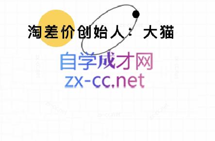 大猫淘差价课程(部分更新8月)网赚库-项目库-轻创网-中创网-福缘网-冒泡网-资源之家-魔方项目库网赚库