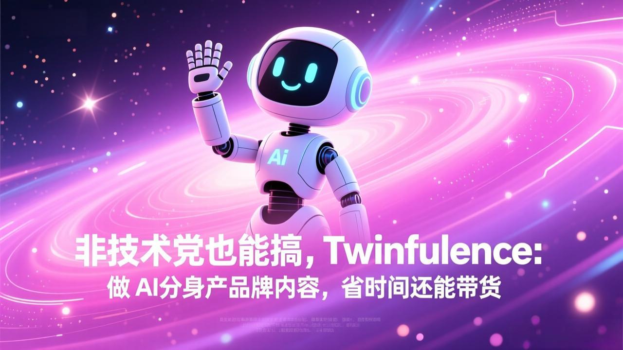 非技术党也能搞!Twinfluence:做 AI 分身产品牌内容,省时间还能带货网赚库-项目库-轻创网-中创网-福缘网-冒泡网-资源之家-魔方项目库网赚库