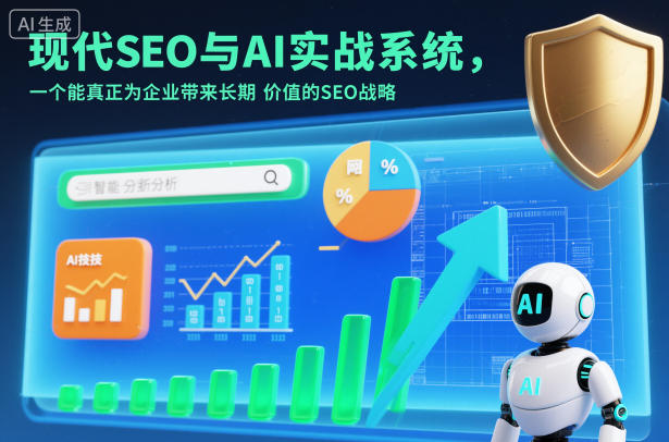 现代SEO与AI实战系统，一个能真正为企业带来长期价值的SEO战略(英语+中文字幕)网赚库-项目库-轻创网-中创网-福缘网-冒泡网-资源之家-魔方项目库网赚库