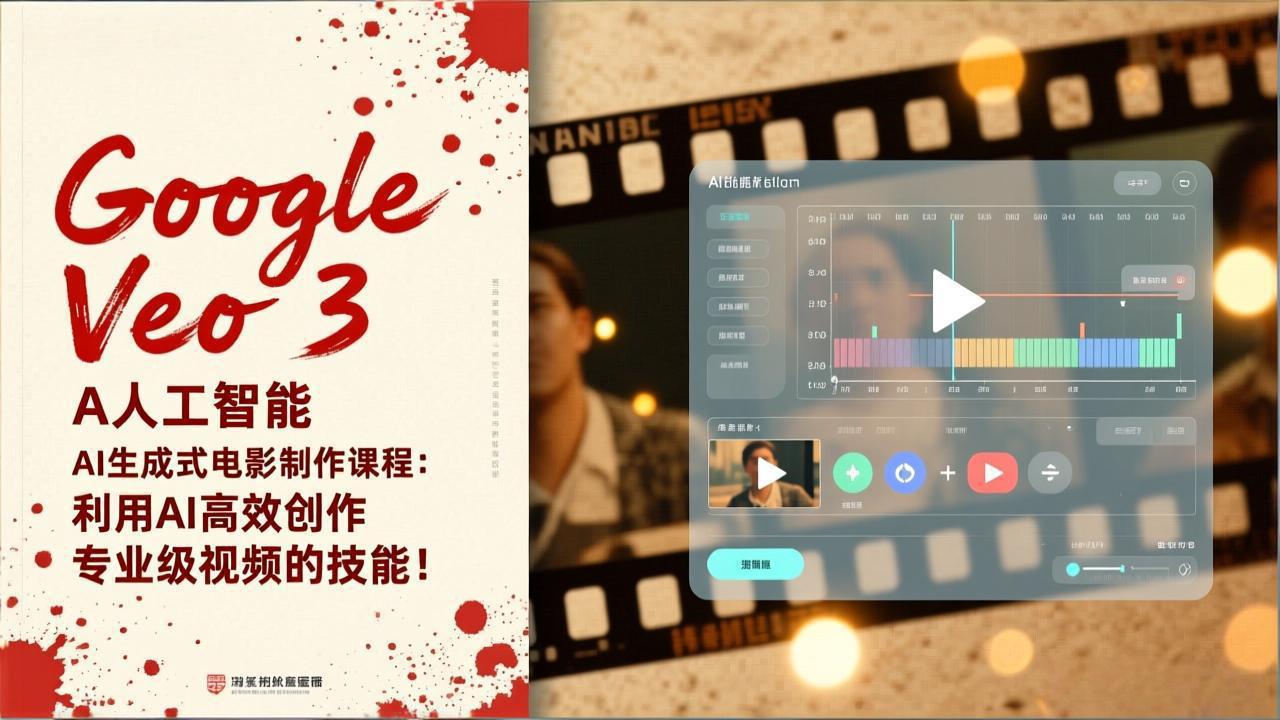 Google Veo 3人工智能AI生成式电影制作课程:利用AI高效创作专业级视频的技能!网赚库-项目库-轻创网-中创网-福缘网-冒泡网-资源之家-魔方项目库网赚库