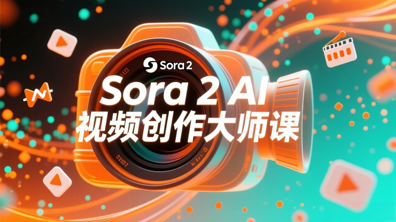 如何利用Sora 2创建流行AI人工智能视频大师班教程:掌握创作全流程,产出百万播放内容网赚库-项目库-轻创网-中创网-福缘网-冒泡网-资源之家-魔方项目库网赚库