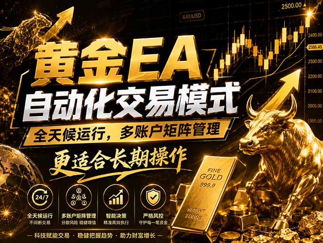 黄金EA量化:多窗口矩阵稳定运行,系统自动执行,收益空间持续放大网赚库-项目库-轻创网-中创网-福缘网-冒泡网-资源之家-魔方项目库网赚库