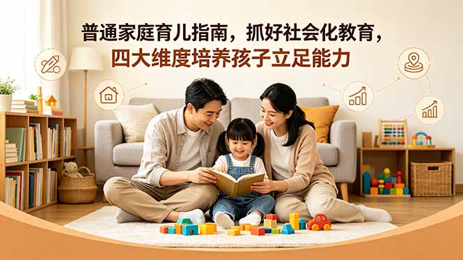 付费文章:普通家庭育儿指南,抓好社会化教育,四大维度培养孩子立足能力网赚库-项目库-轻创网-中创网-福缘网-冒泡网-资源之家-魔方项目库网赚库