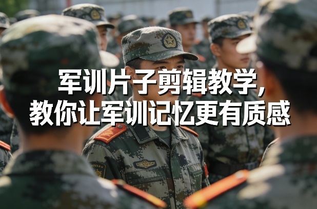 军训片子剪辑教学，教你让军训记忆更有质感网赚库-项目库-轻创网-中创网-福缘网-冒泡网-资源之家-魔方项目库网赚库