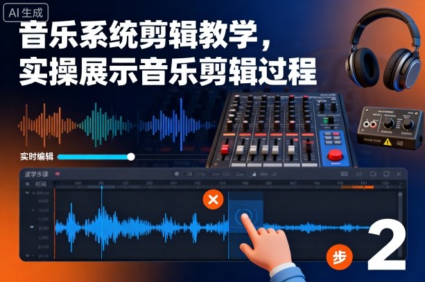 音乐系统剪辑教学，实操展示音乐剪辑过程网赚库-项目库-轻创网-中创网-福缘网-冒泡网-资源之家-魔方项目库网赚库