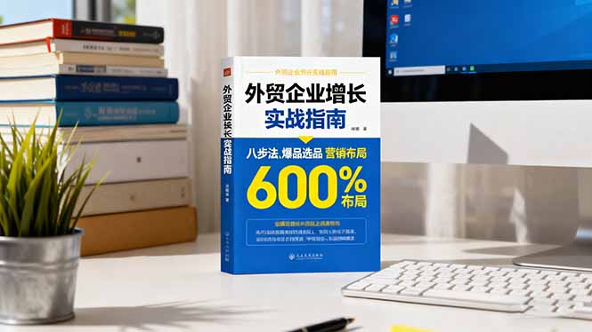 外贸企业增长实战指南，八步法、爆品选品、营销布局，业绩增长300%网赚库-项目库-轻创网-中创网-福缘网-冒泡网-资源之家-魔方项目库网赚库