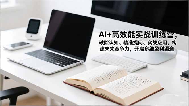 AI+高效能实战训练营,破除认知、精准提问、实战应用,构建未来竞争力,开启多维盈利渠道网赚库-项目库-轻创网-中创网-福缘网-冒泡网-资源之家-魔方项目库网赚库
