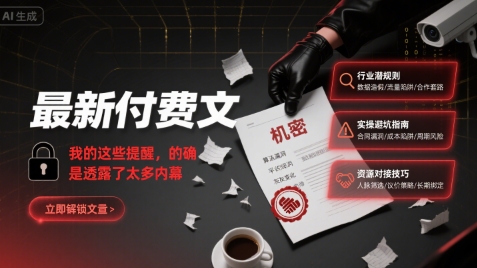 最新付费文：我的这些提醒，的确是透露了太多内幕网赚库-项目库-轻创网-中创网-福缘网-冒泡网-资源之家-魔方项目库网赚库