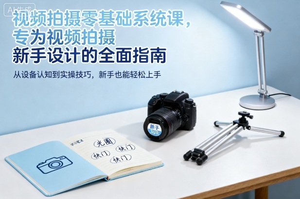 视频拍摄零基础系统课，专为视频拍摄新手设计的全面指南网赚库-项目库-轻创网-中创网-福缘网-冒泡网-资源之家-魔方项目库网赚库