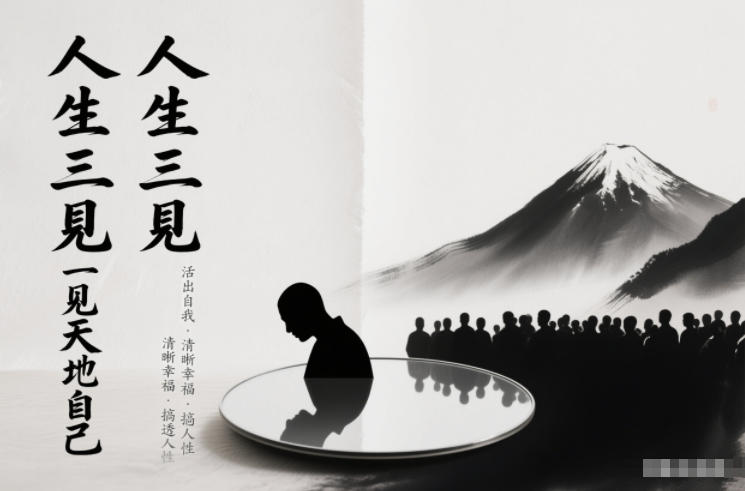 人生三见一见天地见众生见自己，活出自我拥有清晰幸福人生，搞透人性网赚库-项目库-轻创网-中创网-福缘网-冒泡网-资源之家-魔方项目库网赚库