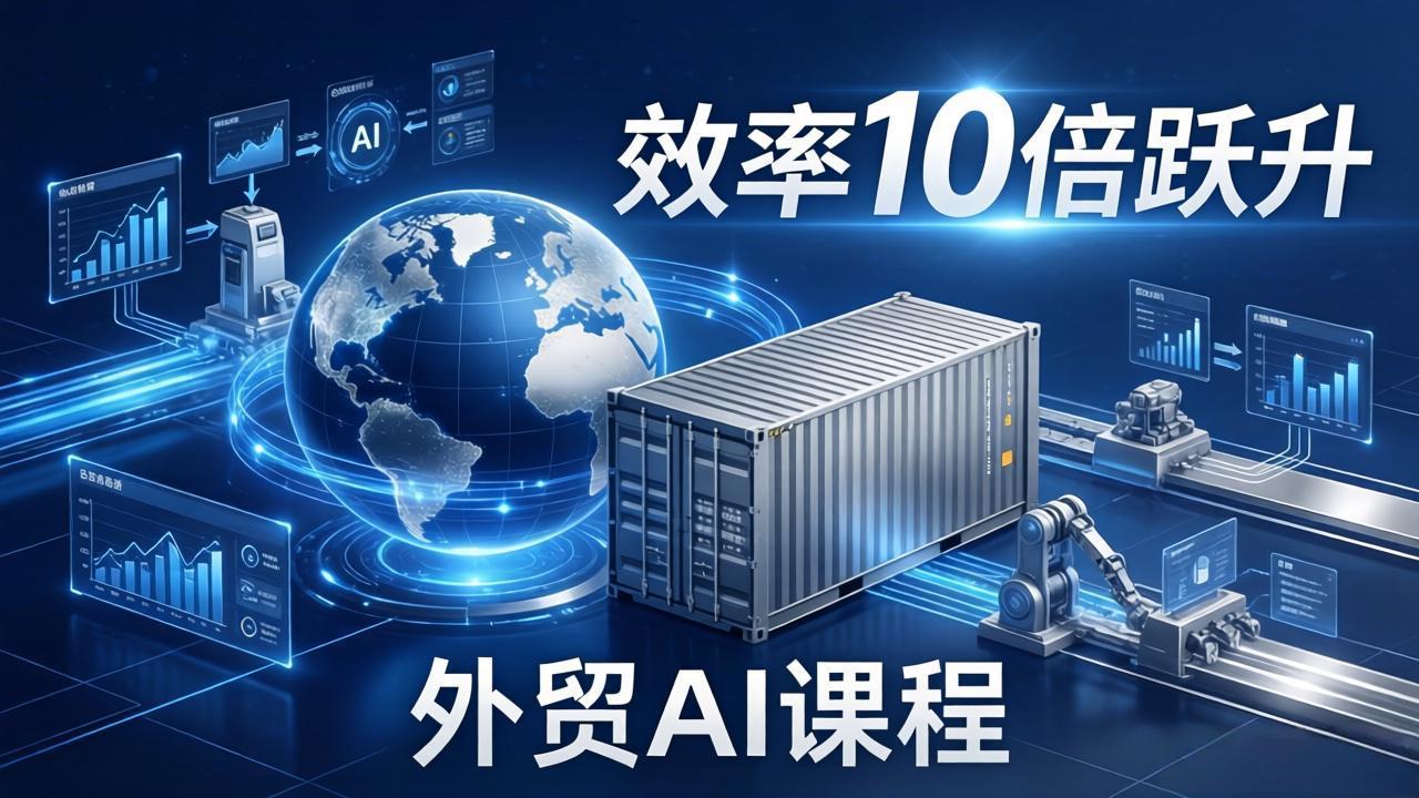 外贸人AI破局课：从零部署n8n搭建数字员工，让AI自动执行复杂工作流，效率10倍跃升网赚库-项目库-轻创网-中创网-福缘网-冒泡网-资源之家-魔方项目库网赚库