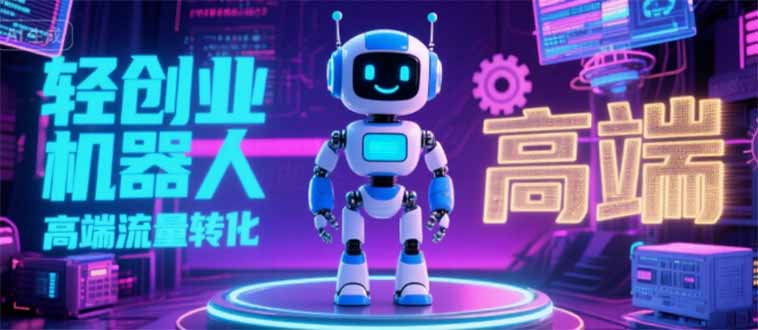 2025 独立玩家必看：机器人 IP 流量转化新玩法，N 粉变现高效路径揭秘网赚库-项目库-轻创网-中创网-福缘网-冒泡网-资源之家-魔方项目库网赚库