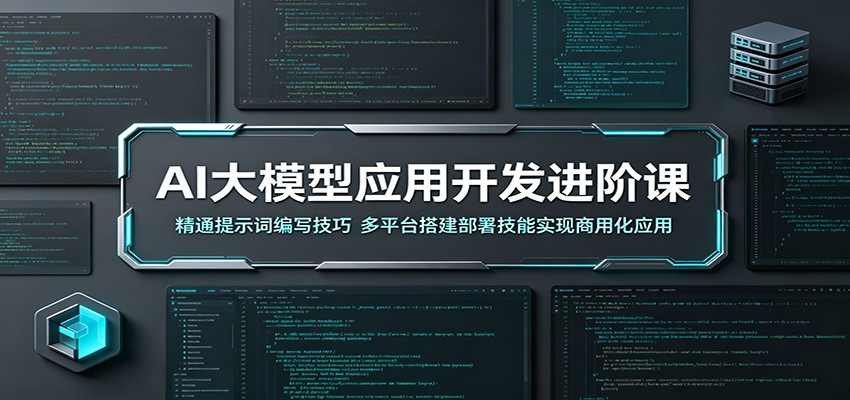 AI大模型应用开发进阶课：精通提示词编写技巧，多平台搭建部署技能实现商用化应用网赚库-项目库-轻创网-中创网-福缘网-冒泡网-资源之家-魔方项目库网赚库