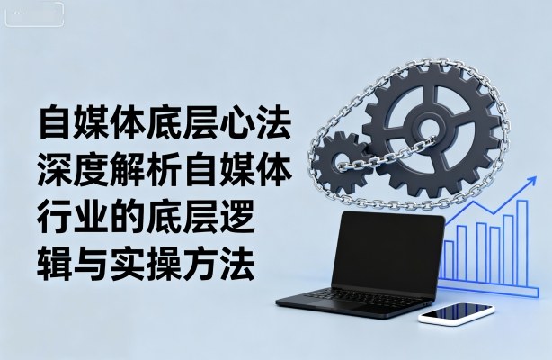 自媒体底层心法，深度解析自媒体行业的底层逻辑与实操方法网赚库-项目库-轻创网-中创网-福缘网-冒泡网-资源之家-魔方项目库网赚库