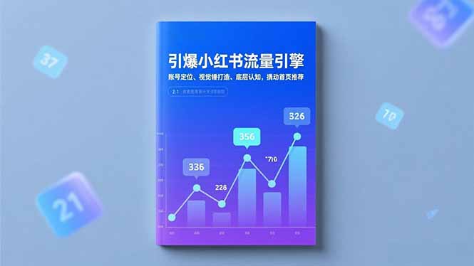 引爆小红书流量引擎，账号定位、视觉锤打造、底层认知，撬动首页推荐网赚库-项目库-轻创网-中创网-福缘网-冒泡网-资源之家-魔方项目库网赚库