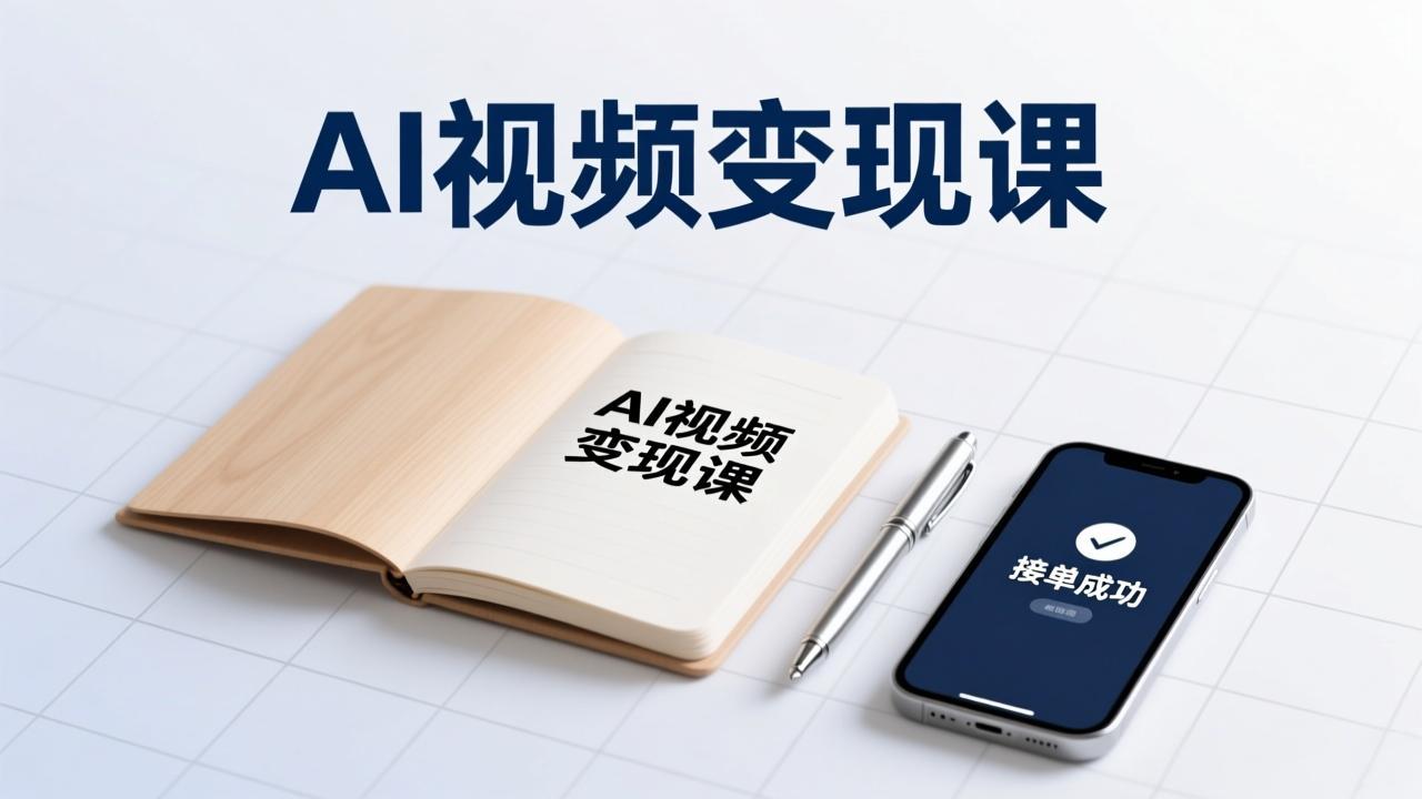 AI视频变现课,学完即可创作短片、接商单,实现副业增收,单项目报价可达千元网赚库-项目库-轻创网-中创网-福缘网-冒泡网-资源之家-魔方项目库网赚库